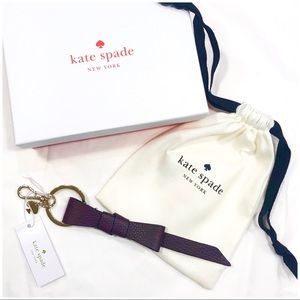 FIRM | NWT | Kate Spade | Deep Plum Key Fob